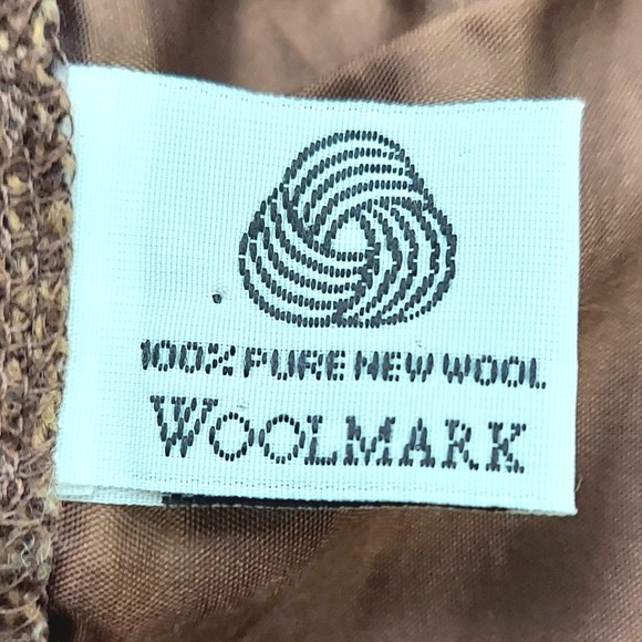 Lauren Ralph Lauren 100% Lambswool Brown Skirt Women's Sz 4 - Picture 4 of 13